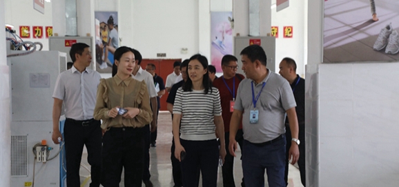 教育部职业教育发展中心副主任黄辉一行到桃源县职业中专调研指导工作